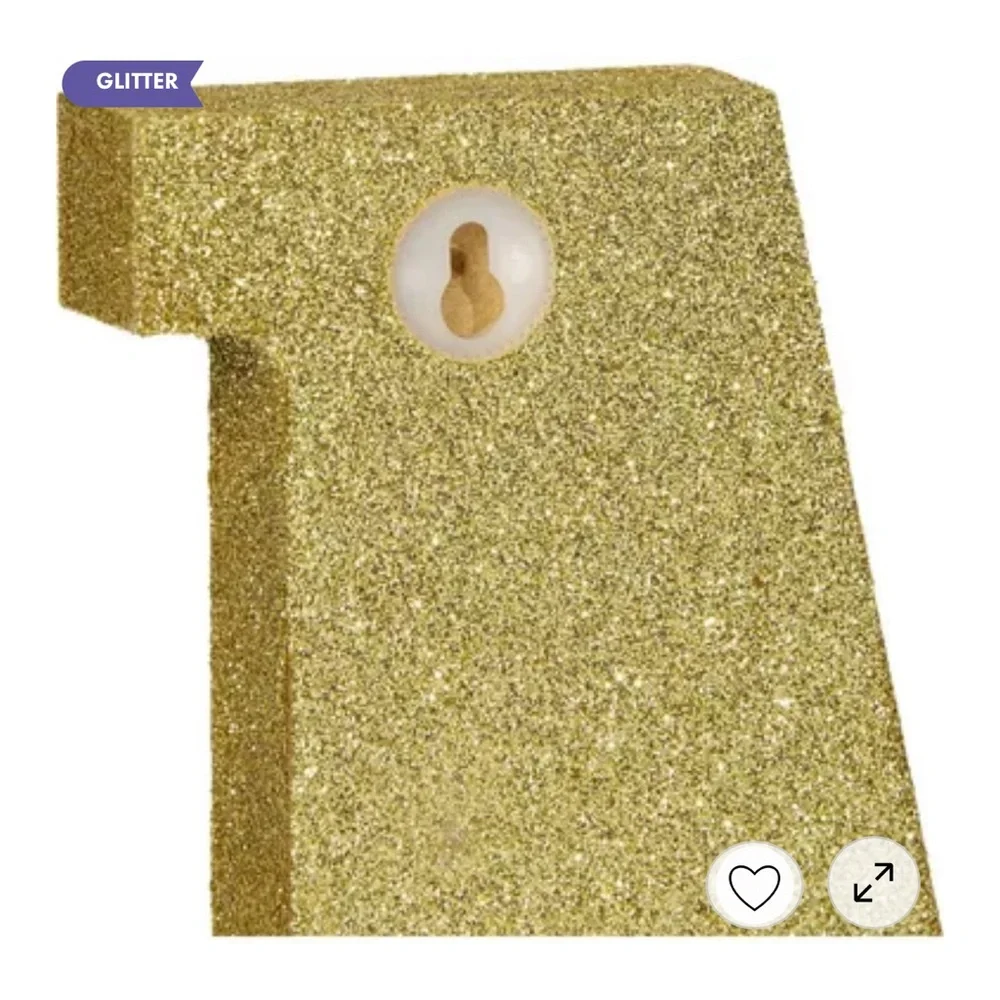 Gold Glitter Letters - Picture 4 of 16
